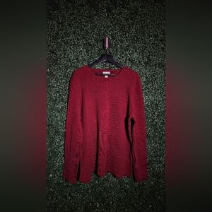 Forever 21 Burgundy Knit Top